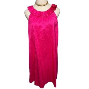 Vibrant Pink Sleeveless Dress